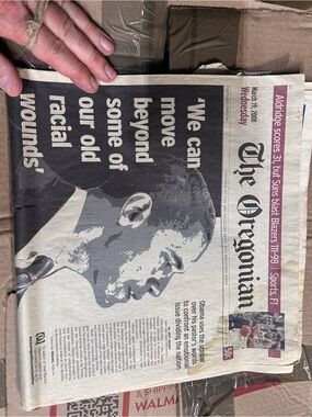 Barack Obama campaign Newspaper March 2008 - never read